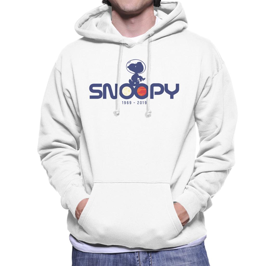 Peanuts Snoopy Space Exploration Men's Hooded Sweatshirt-ALL + EVERY