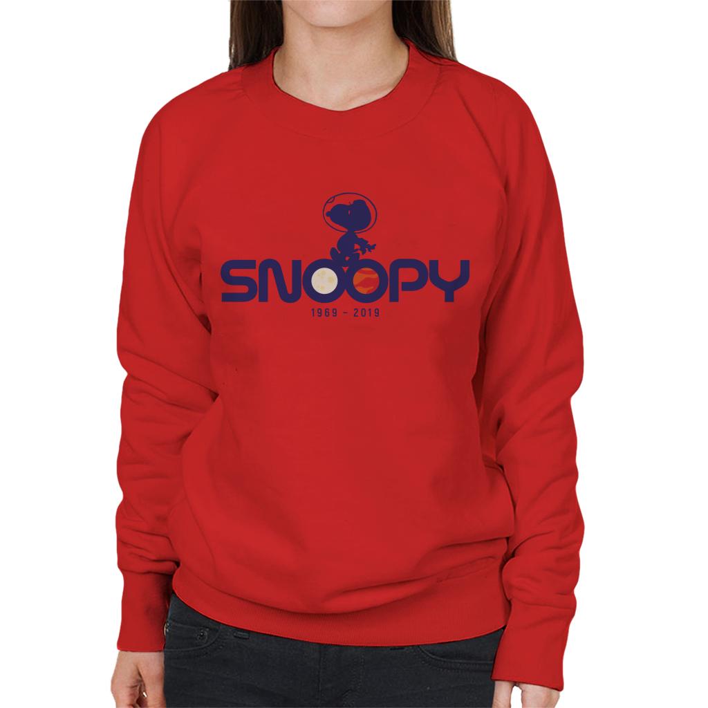 Peanuts Snoopy Space Exploration Women's Sweatshirt-ALL + EVERY