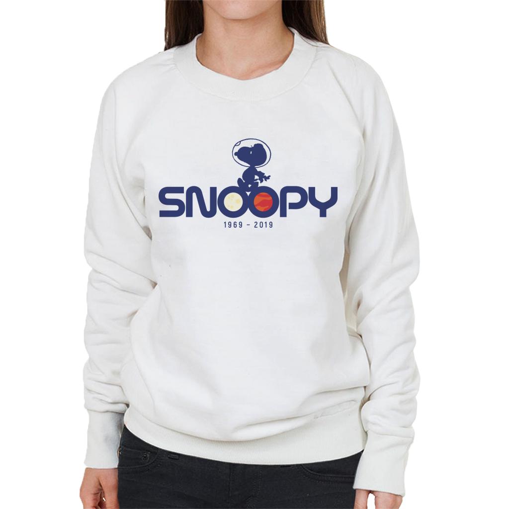Peanuts Snoopy Space Exploration Women's Sweatshirt-ALL + EVERY