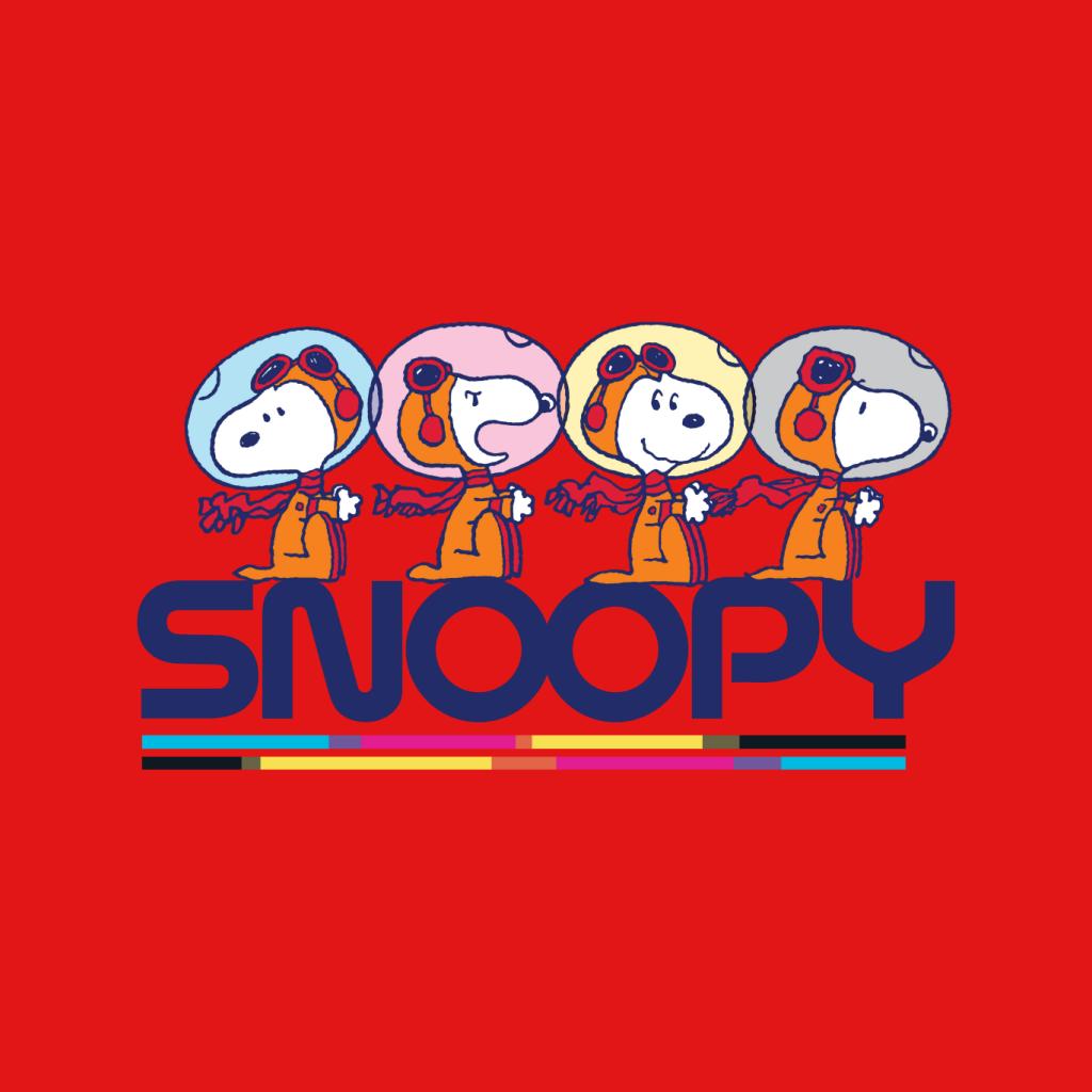 Peanuts Snoopy Space Travel Montage Men's Sweatshirt-ALL + EVERY