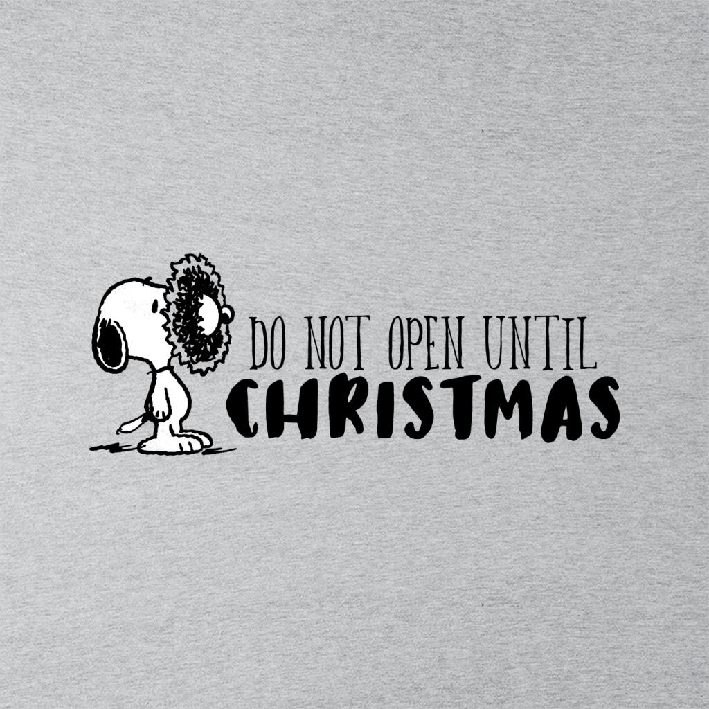 Peanuts Snoopy Holly Wreath On Face Men's T-Shirt-ALL + EVERY