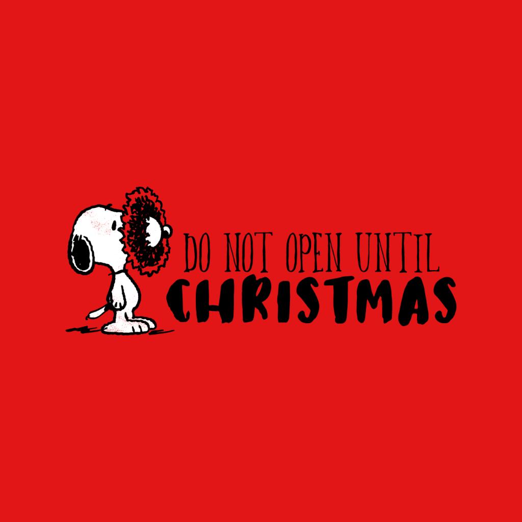 Peanuts Snoopy Holly Wreath On Face Women's T-Shirt-ALL + EVERY