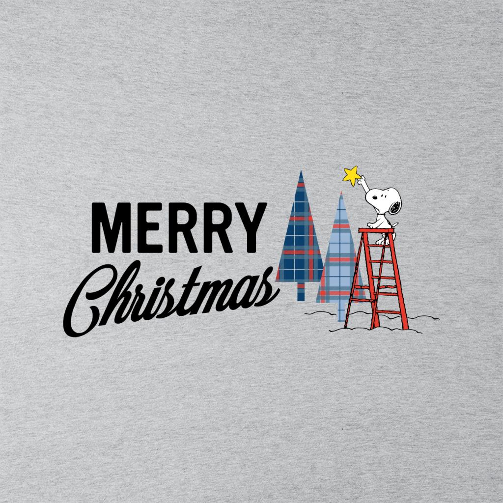 Peanuts Snoopy Star On Xmas Tree Men's Sweatshirt-ALL + EVERY