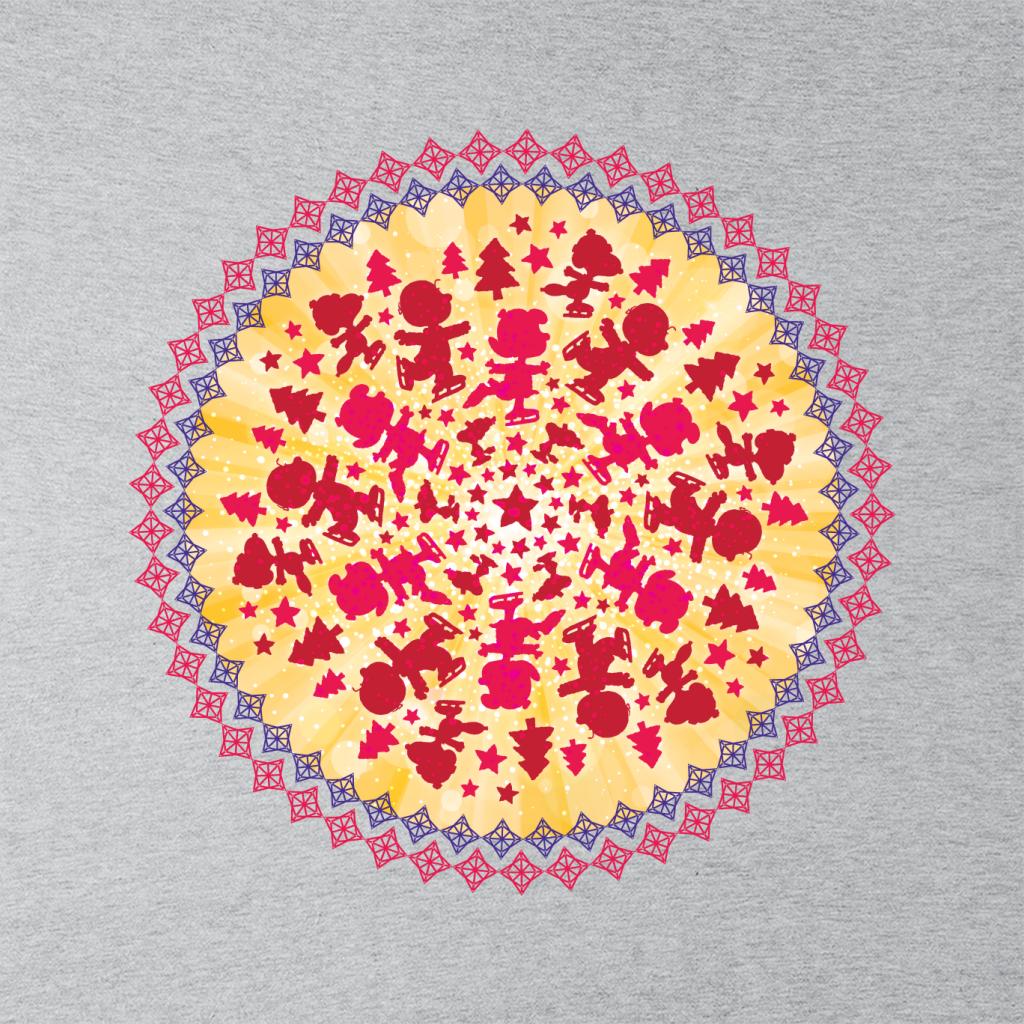 Peanuts Snoopy Symmetrical Ice Skating Women's Sweatshirt-ALL + EVERY