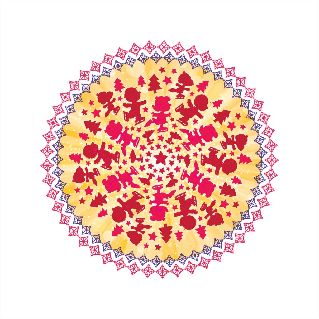 Peanuts Snoopy Symmetrical Ice Skating Women's Sweatshirt-ALL + EVERY