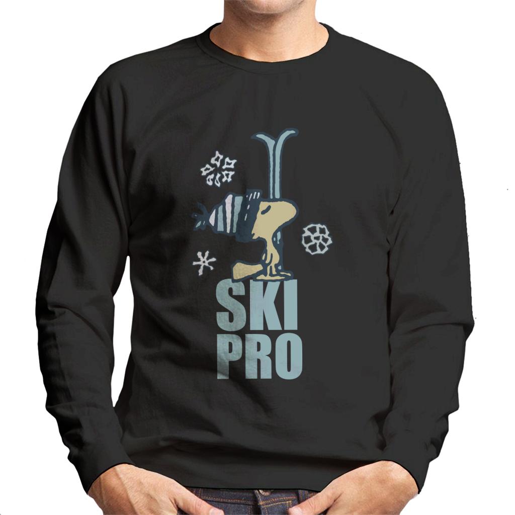 Peanuts-Woodstock-Ski-Pro-Mens-Sweatshirt