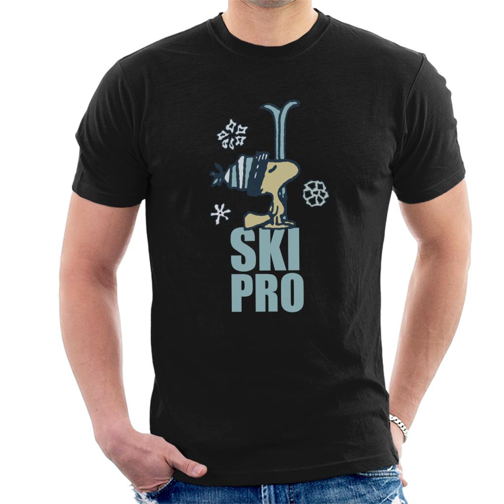 Peanuts-Woodstock-Ski-Pro-Mens-T-Shirt