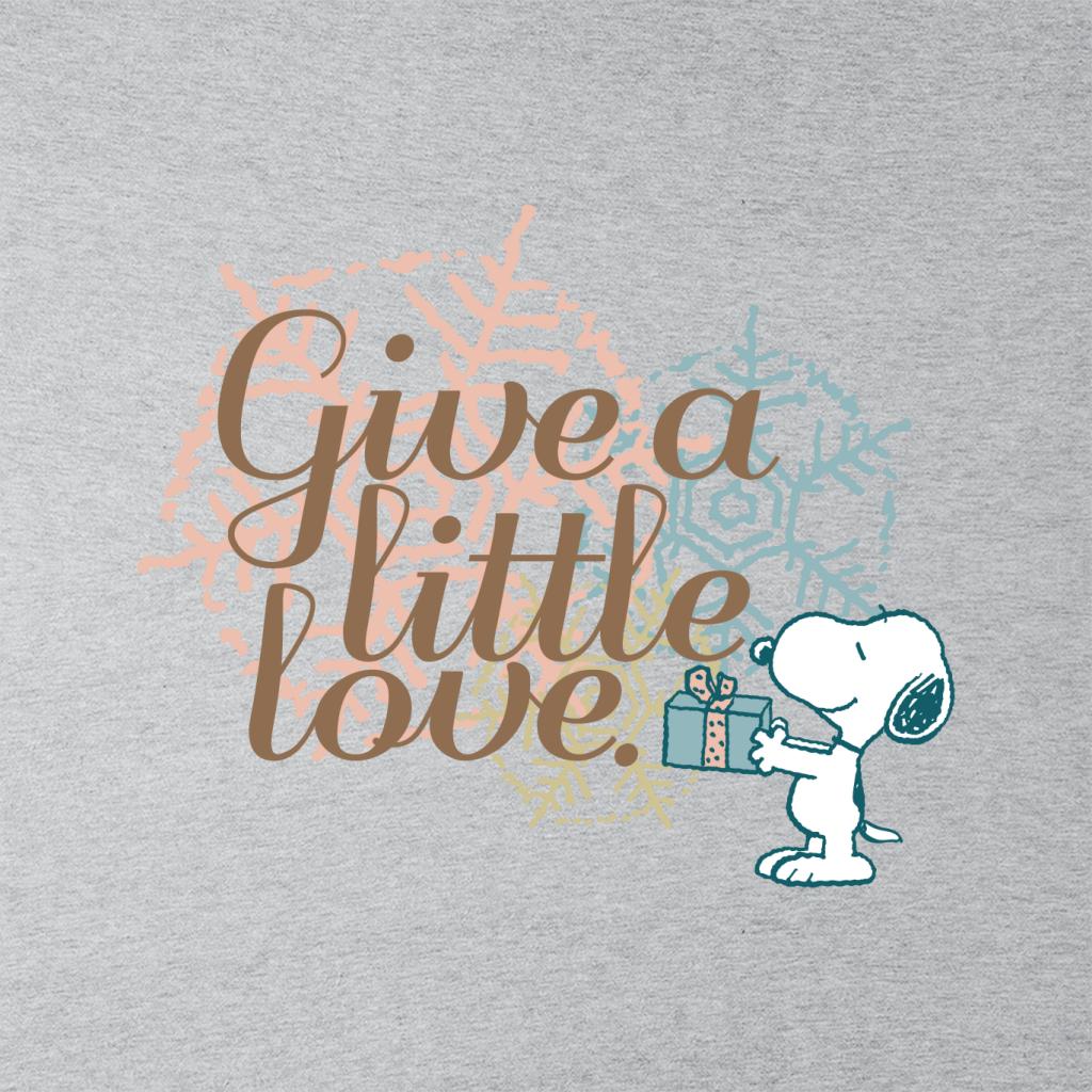 Peanuts Snoopy Give A Little Love Women's Hooded Sweatshirt-ALL + EVERY