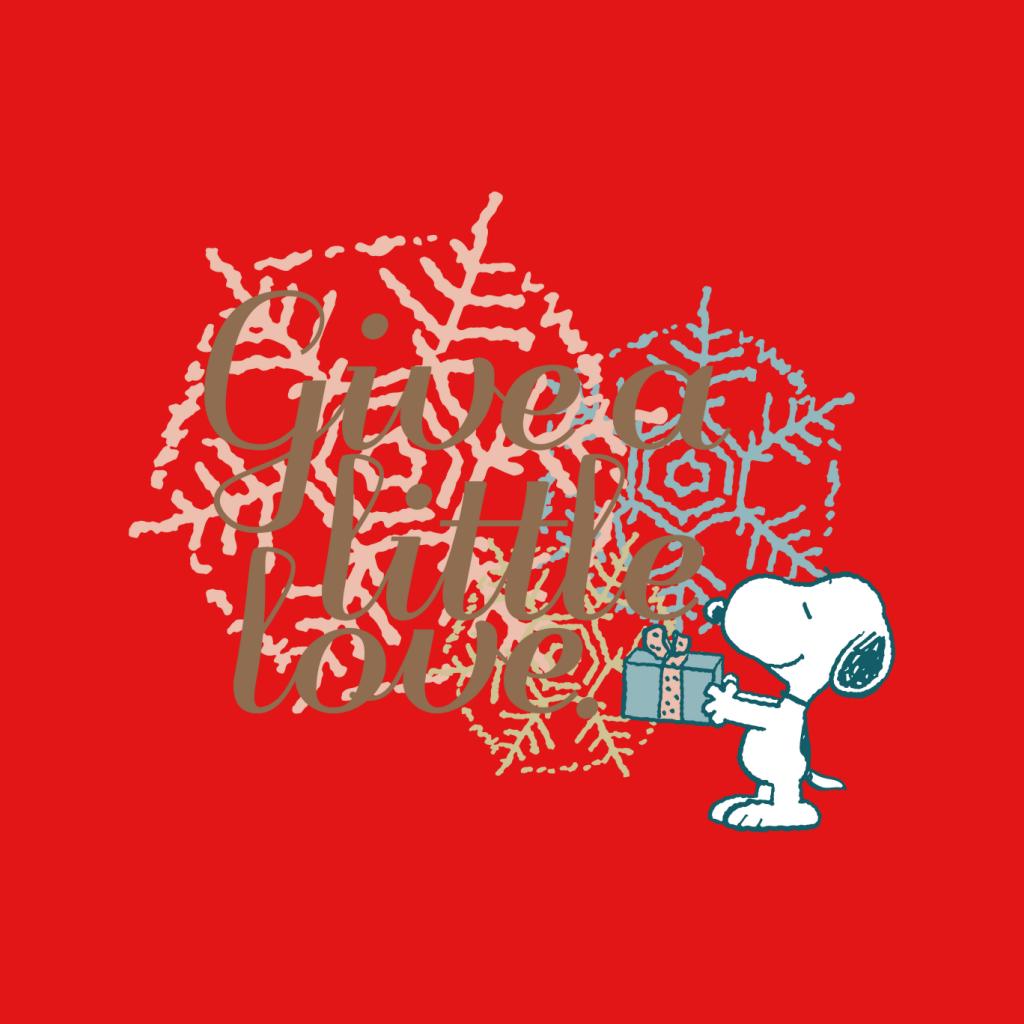 Peanuts Snoopy Give A Little Love Women's Sweatshirt-ALL + EVERY