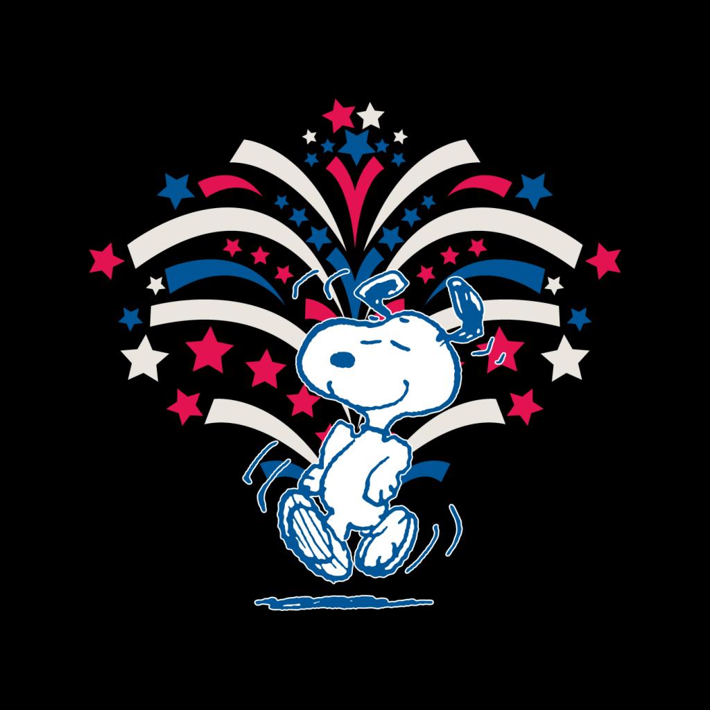 Peanuts Snoopy American Celebrations Women's T-Shirt-ALL + EVERY