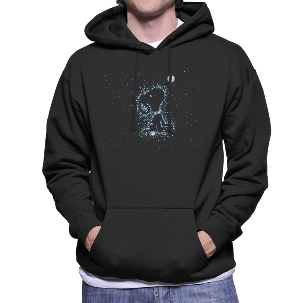 Peanuts Snoopy Astronomical Outline Men's Hooded Sweatshirt-ALL + EVERY