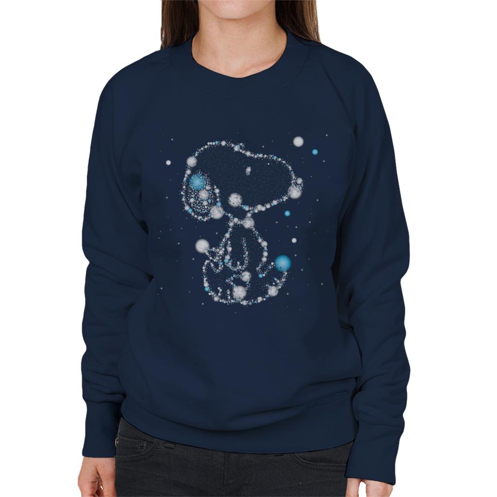 Peanuts Snoopy Astronomical Christmas Women's Sweatshirt-ALL + EVERY