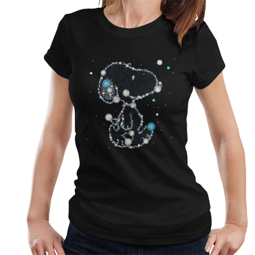 Peanuts Snoopy Astronomical Christmas Women's T-Shirt-ALL + EVERY