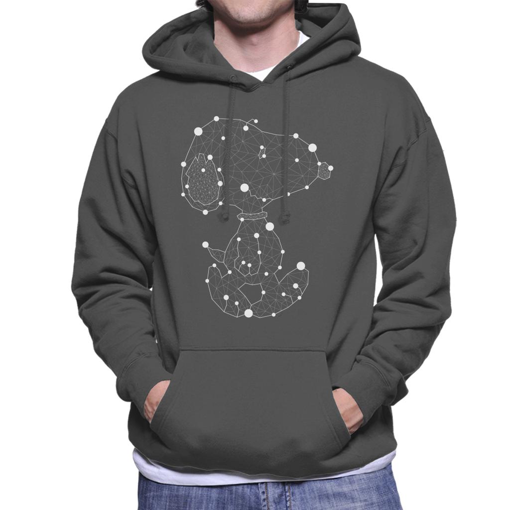 Peanuts Geometric Snoopy Men's Hooded Sweatshirt-ALL + EVERY