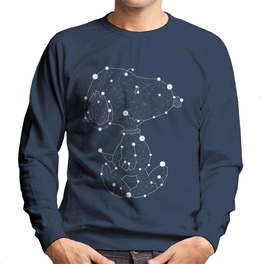 Peanuts Geometric Snoopy Men's Sweatshirt-ALL + EVERY