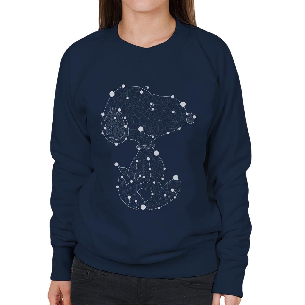 Peanuts Geometric Snoopy Women's Sweatshirt-ALL + EVERY