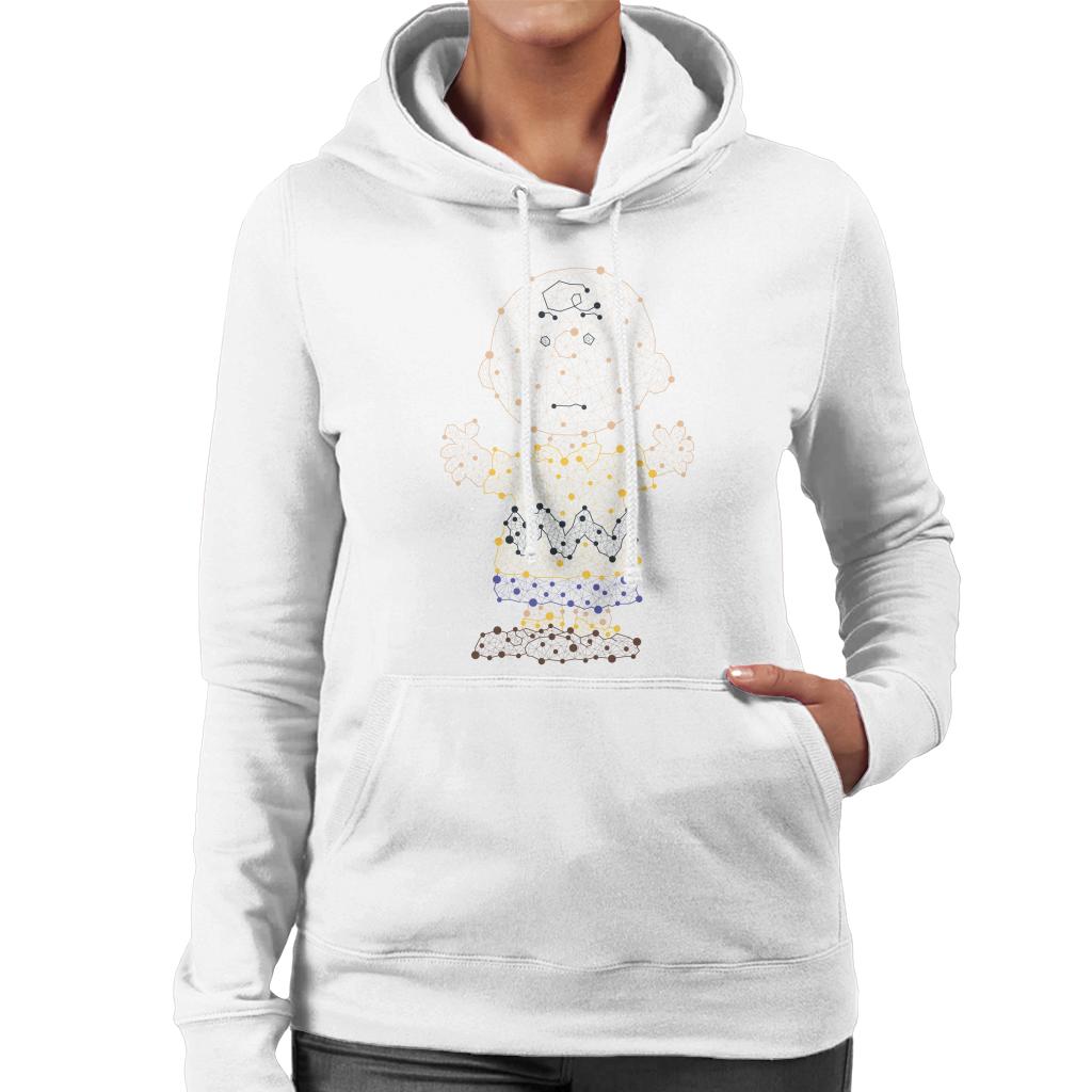 Peanuts Geometric Charlie Brown Women's Hooded Sweatshirt-ALL + EVERY