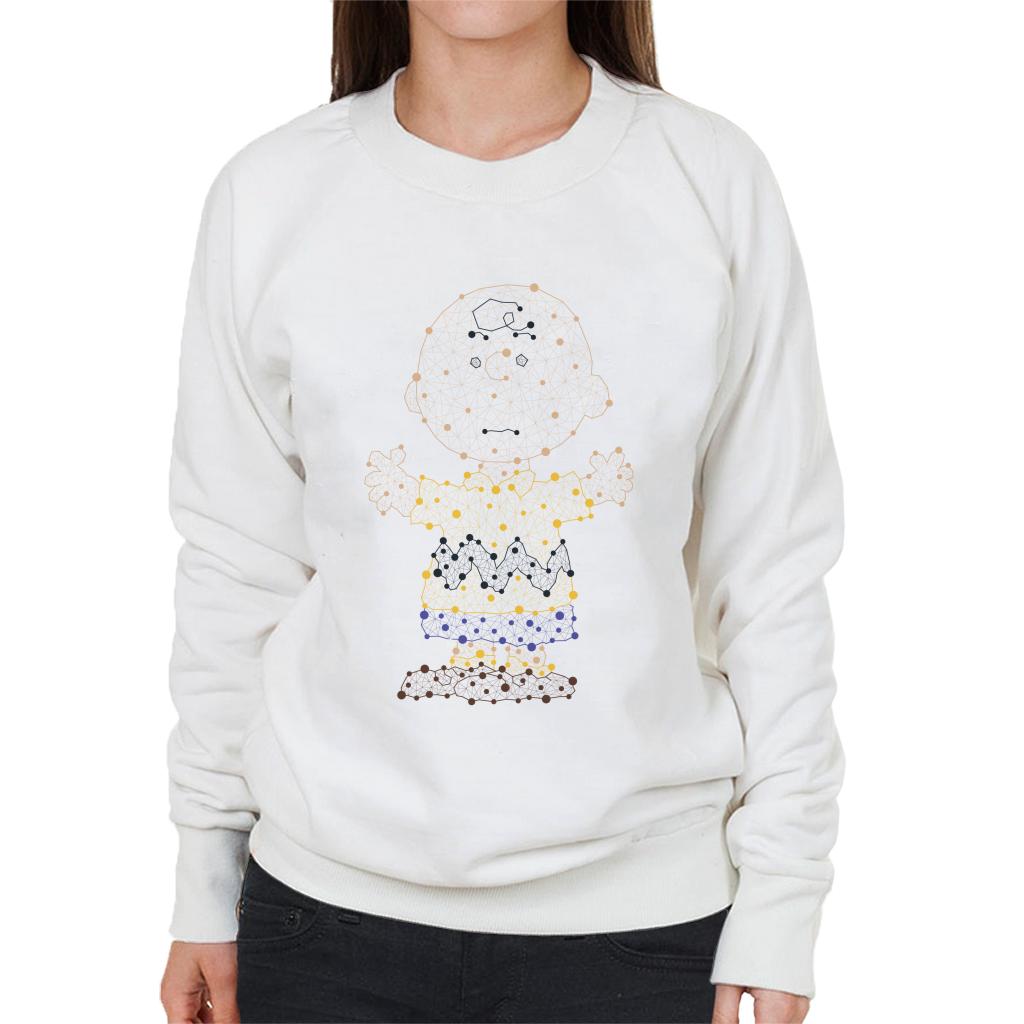 Peanuts Geometric Charlie Brown Women's Sweatshirt-ALL + EVERY