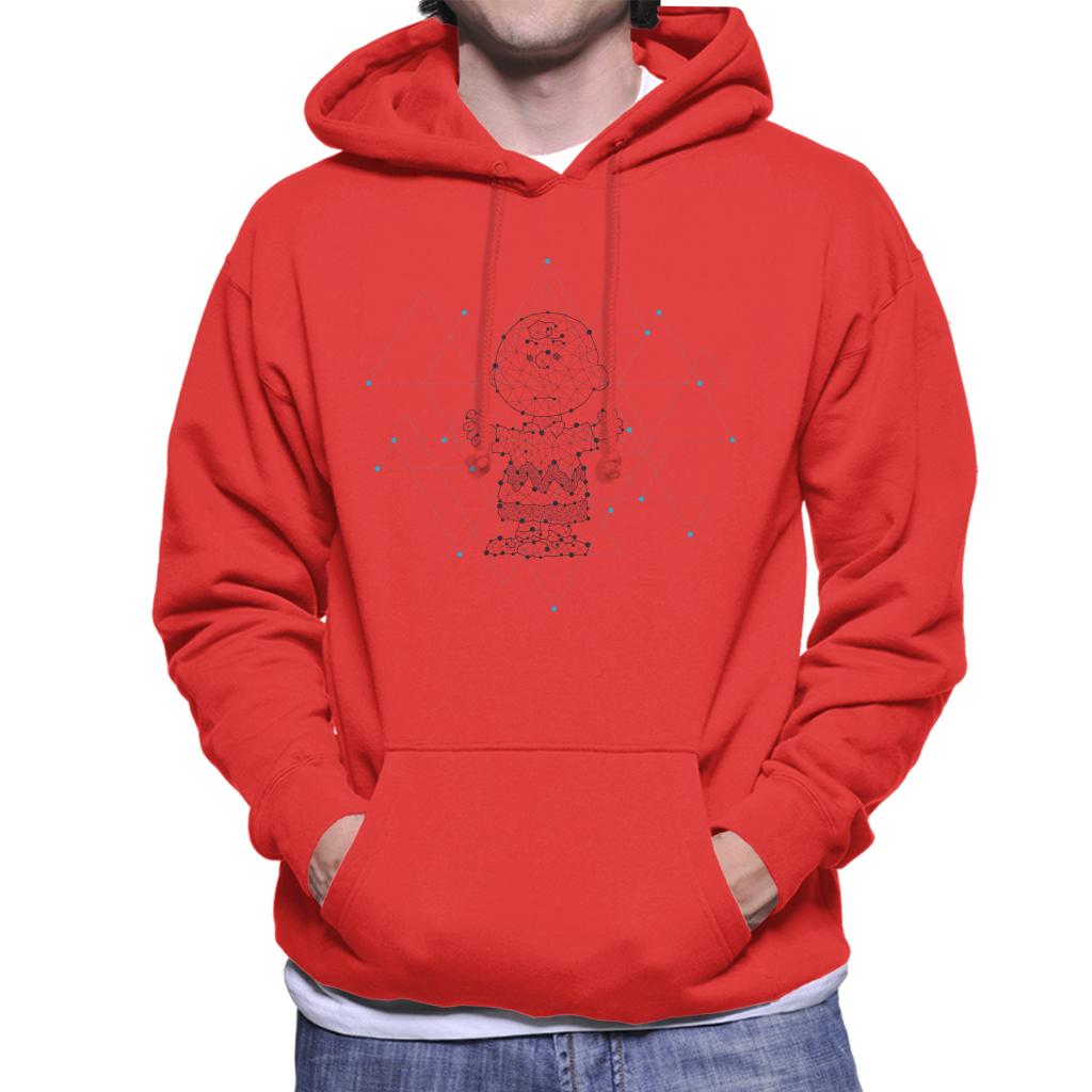 Peanuts Cosmic Charlie Brown Men's Hooded Sweatshirt-ALL + EVERY