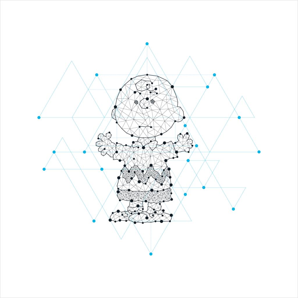 Peanuts Cosmic Charlie Brown Men's T-Shirt-ALL + EVERY