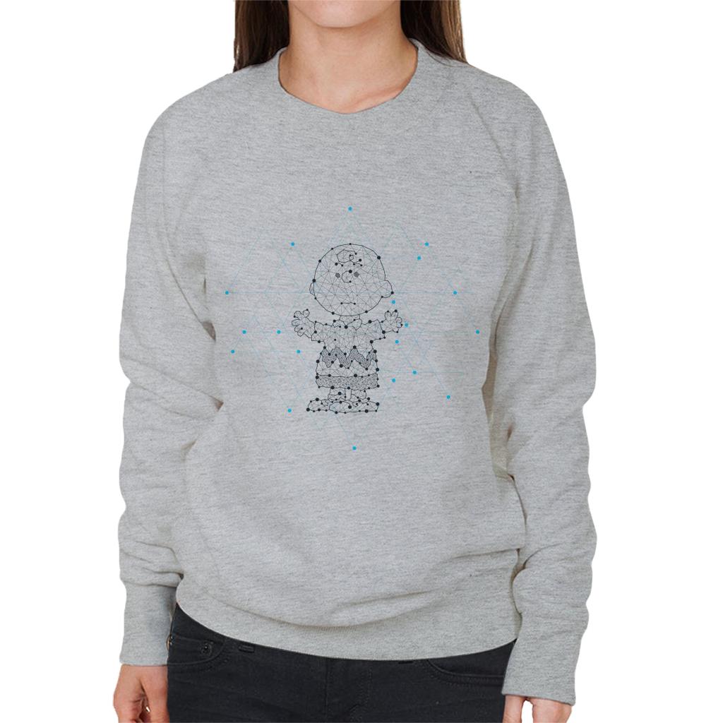 Peanuts Cosmic Charlie Brown Women's Sweatshirt-ALL + EVERY