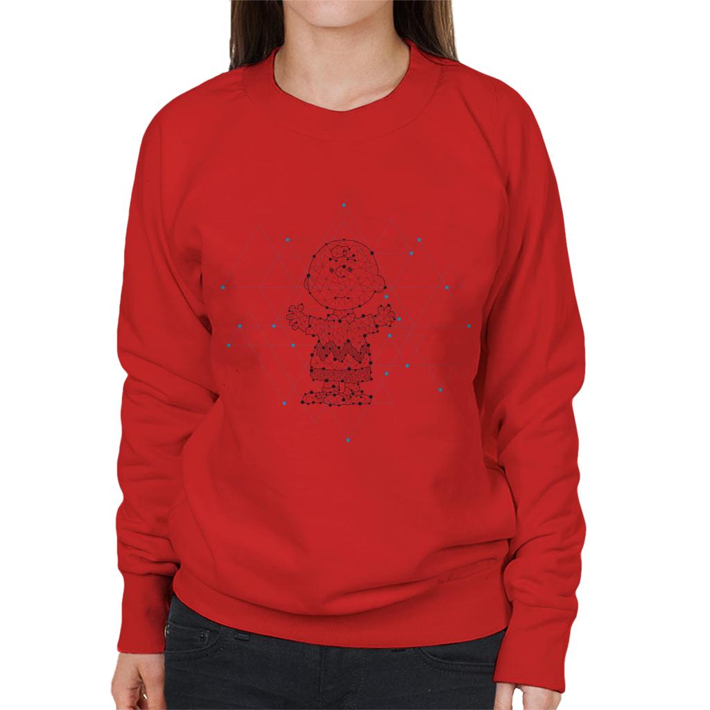 Peanuts Cosmic Charlie Brown Women's Sweatshirt-ALL + EVERY