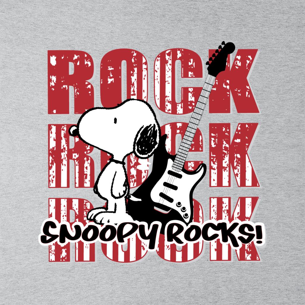 Peanuts Snoopy Rocks Men's T-Shirt-ALL + EVERY