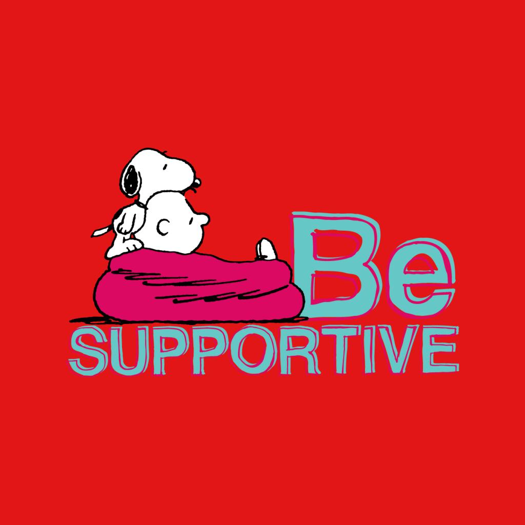 Peanuts Snoopy Being Supportive For Charlie Brown Men's Sweatshirt-ALL + EVERY