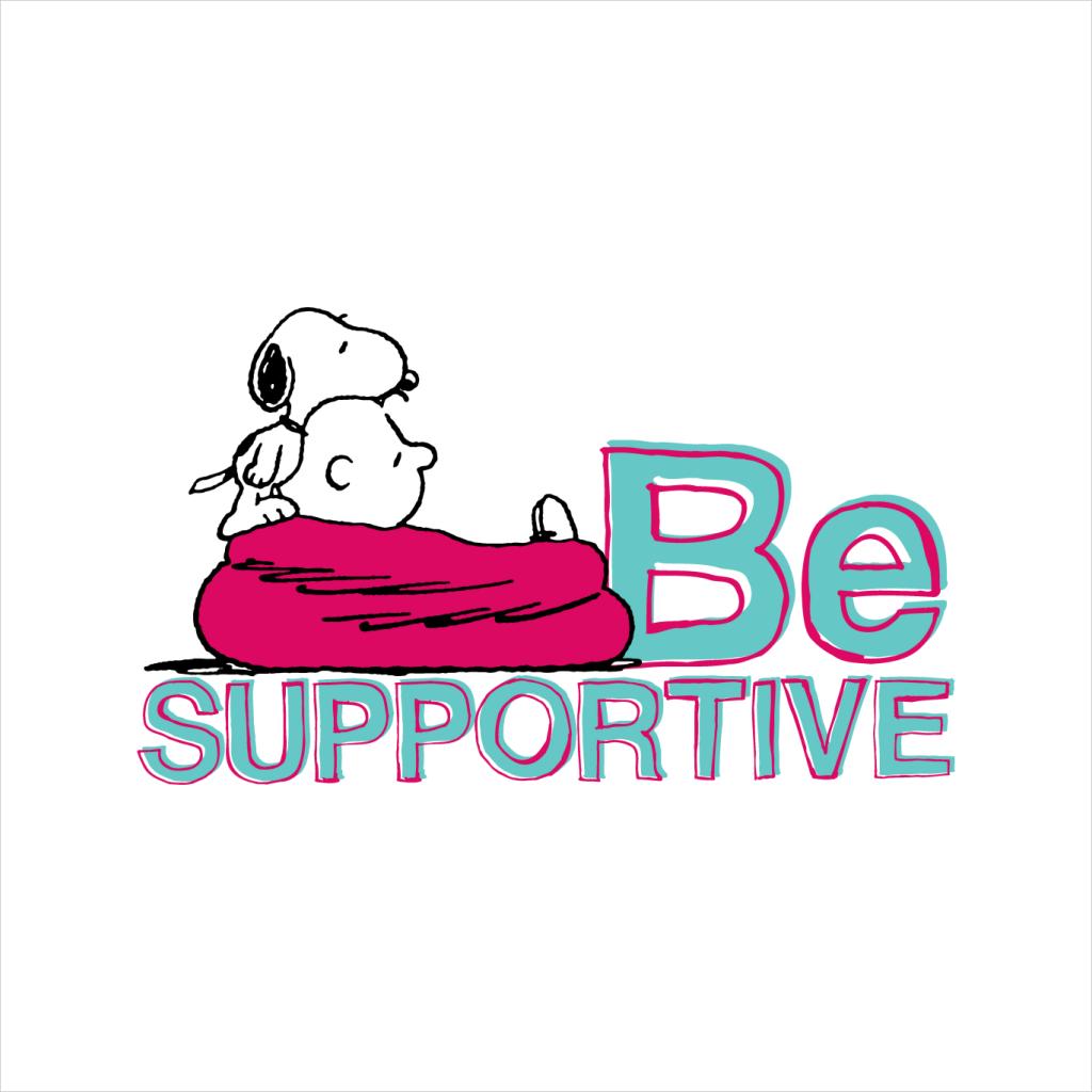 Peanuts Snoopy Being Supportive For Charlie Brown Men's Sweatshirt-ALL + EVERY