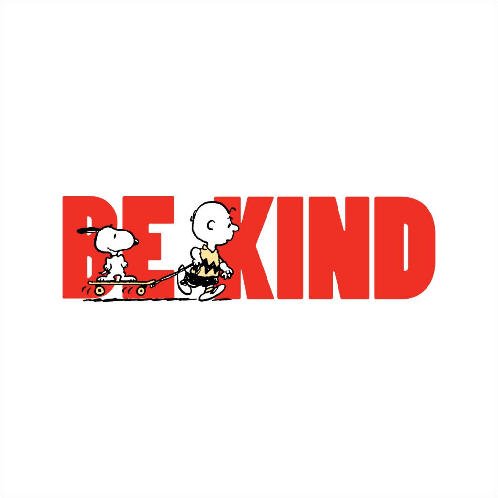 Peanuts Snoopy Charlie Brown Skateboard Be Kind Women's T-Shirt-ALL + EVERY