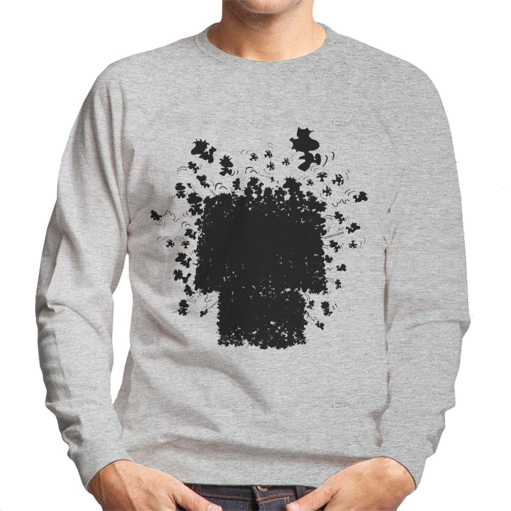 Peanuts Snoopy Woodstock Kennel Men's Sweatshirt-ALL + EVERY