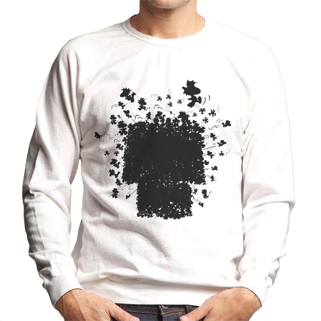 Peanuts Snoopy Woodstock Kennel Men's Sweatshirt-ALL + EVERY