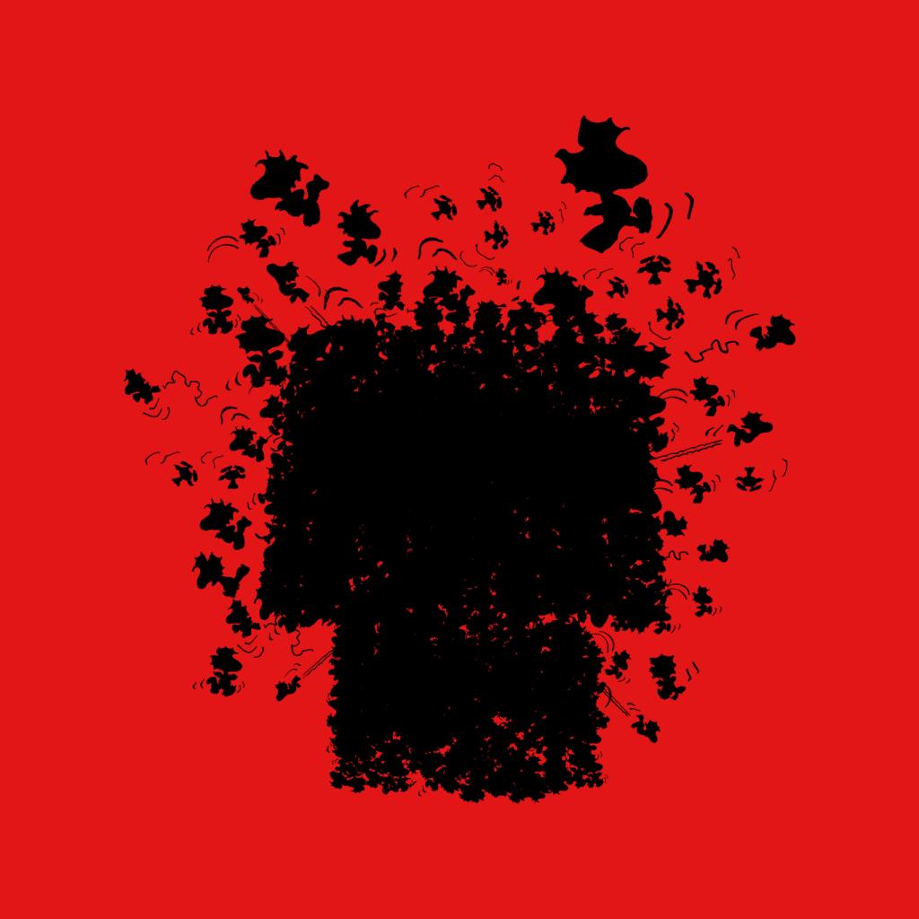 Peanuts Snoopy Woodstock Kennel Men's Sweatshirt-ALL + EVERY