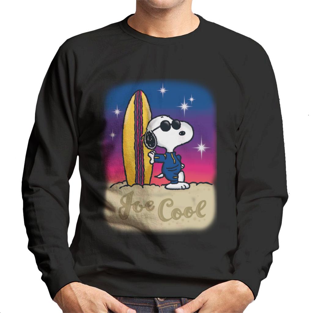 Peanuts Snoopy Cool Sunglass Surfer Men's Sweatshirt-ALL + EVERY