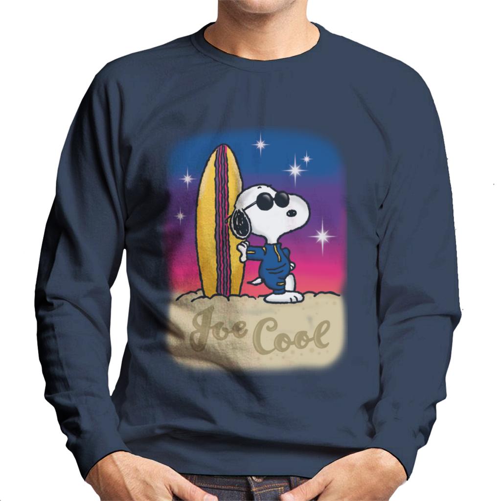 Peanuts Snoopy Cool Sunglass Surfer Men's Sweatshirt-ALL + EVERY