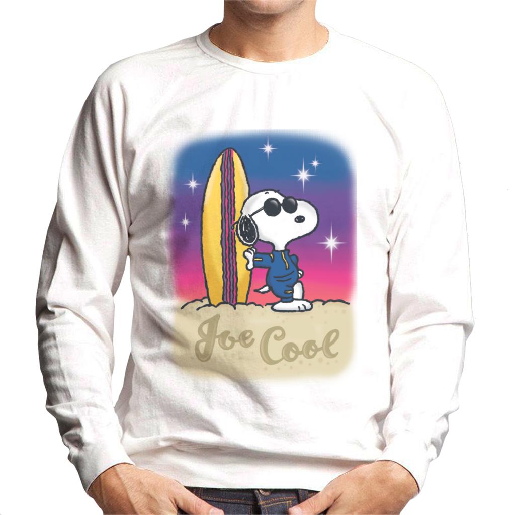 Peanuts Snoopy Cool Sunglass Surfer Men's Sweatshirt-ALL + EVERY