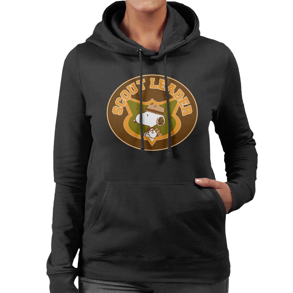 Peanuts Snoopy Scout Leader Women's Hooded Sweatshirt-ALL + EVERY