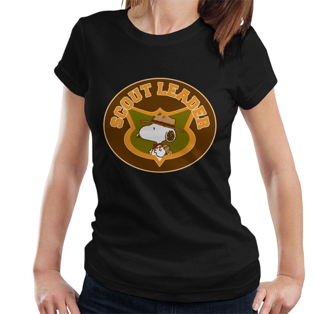 Peanuts Snoopy Scout Leader Women's T-Shirt-ALL + EVERY