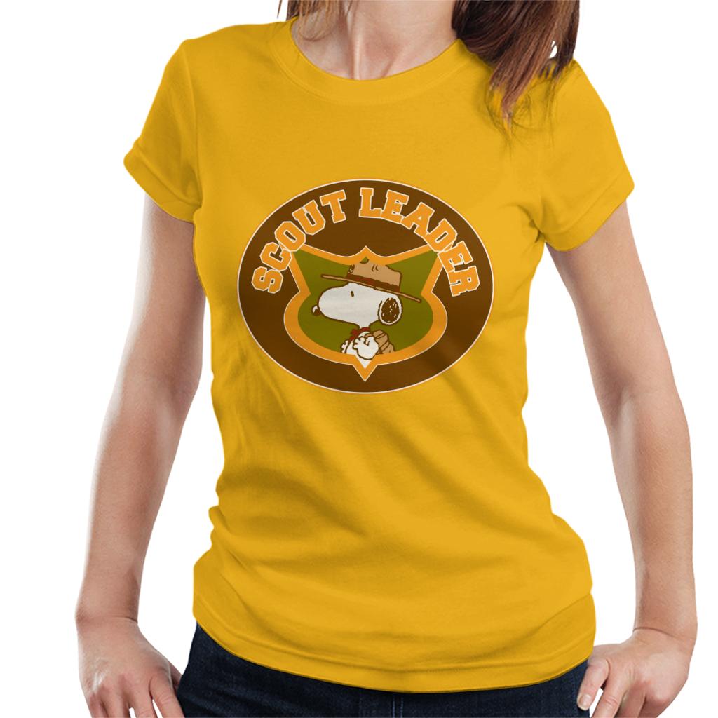 Peanuts Snoopy Scout Leader Women's T-Shirt-ALL + EVERY