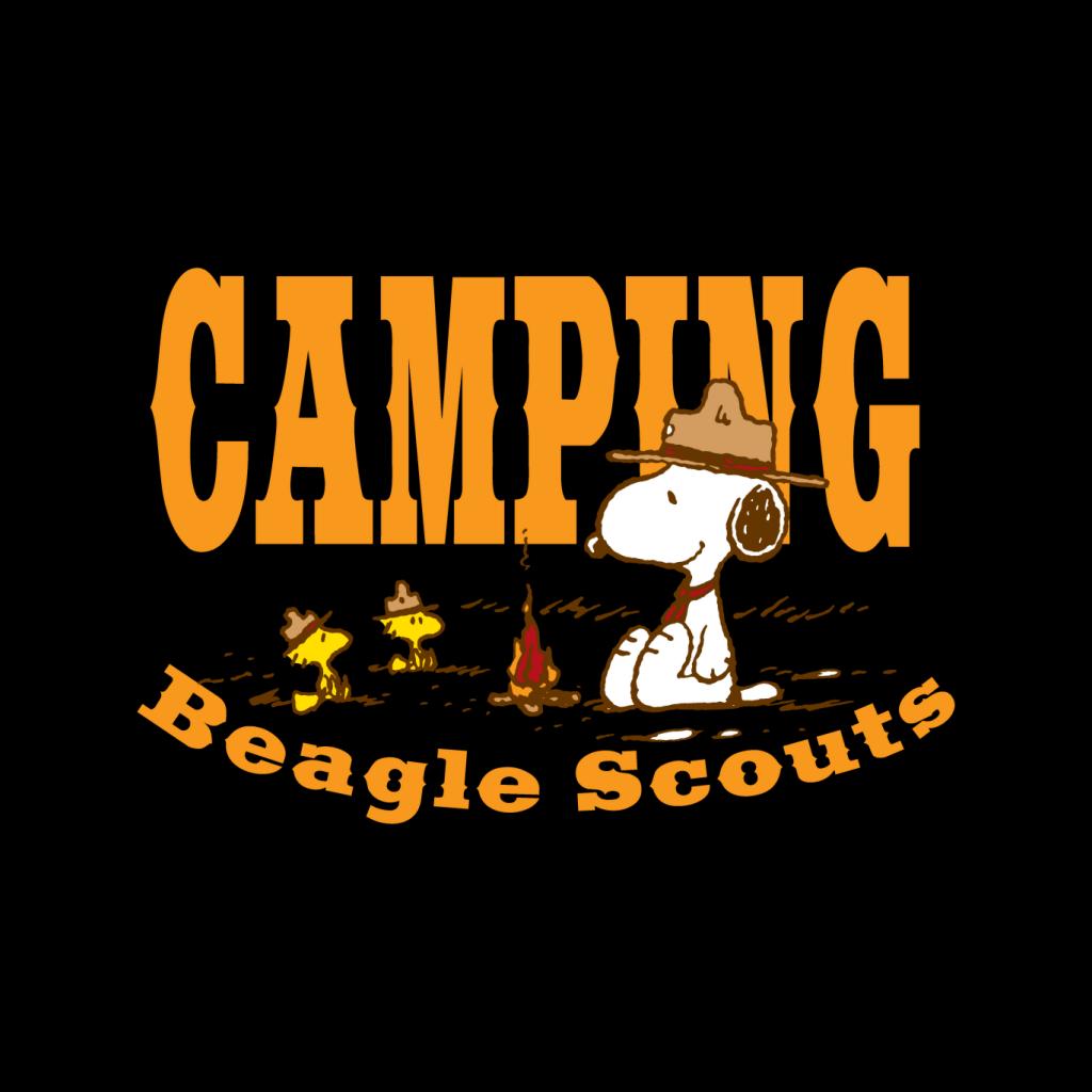 Peanuts Snoopy Woodstock Camping Beagle Scouts Women's T-Shirt-ALL + EVERY