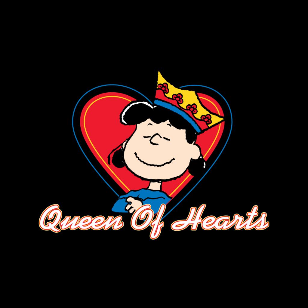 Peanuts Lucy Van Pelt Queen Of Hearts Women's T-Shirt-ALL + EVERY