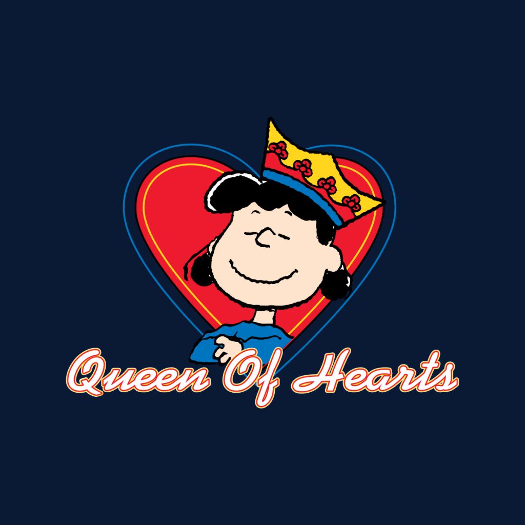 Peanuts Lucy Van Pelt Queen Of Hearts Women's T-Shirt-ALL + EVERY