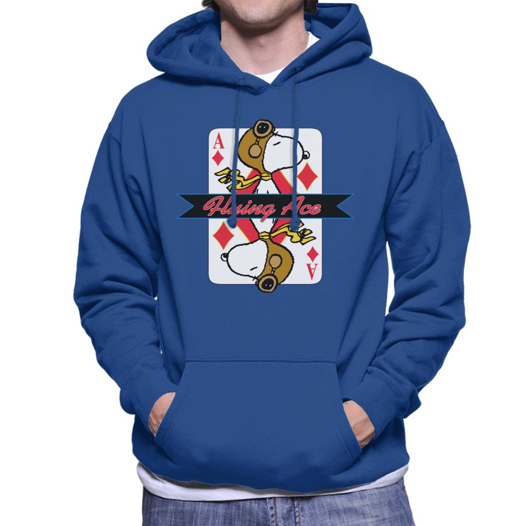 Peanuts Snoopy Flying Ace Men's Hooded Sweatshirt-ALL + EVERY