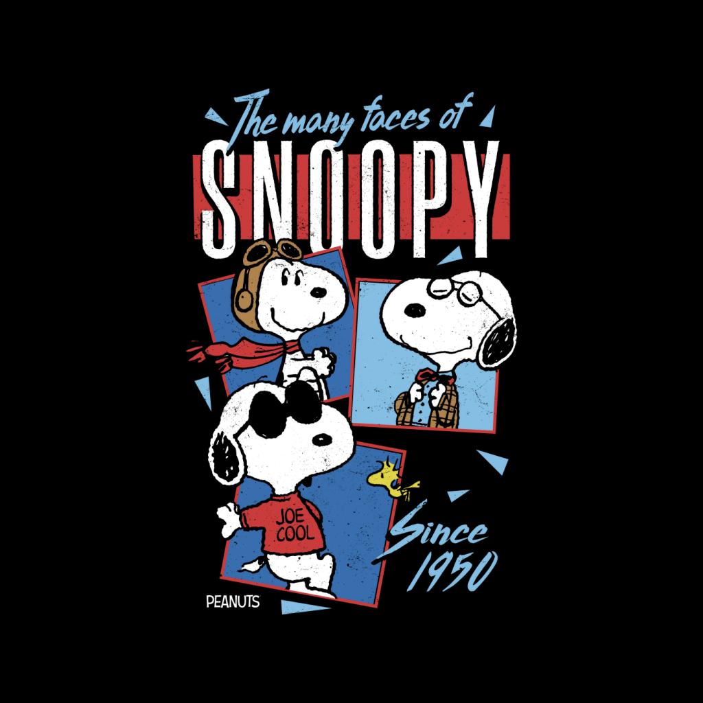 Peanuts The Many Faces Of Snoopy Men's Sweatshirt-ALL + EVERY