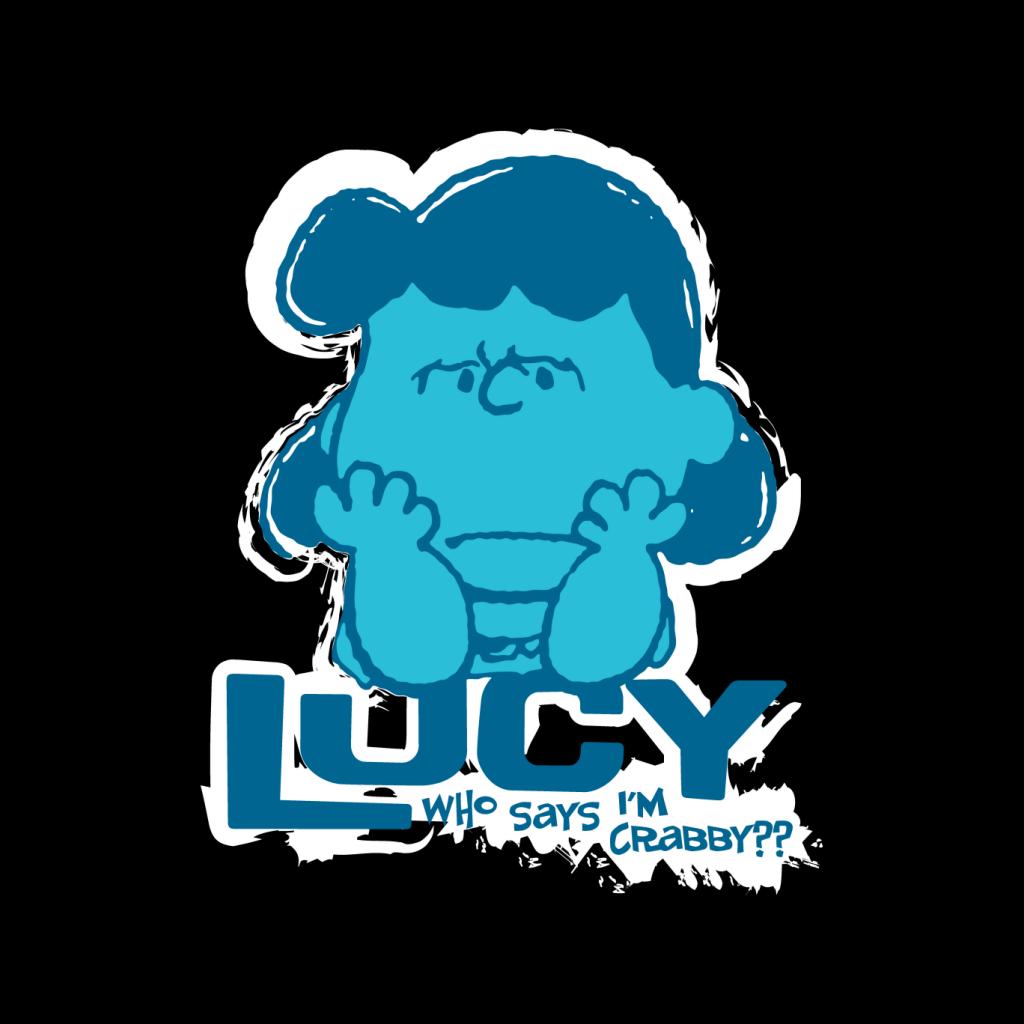 Peanuts Lucy Van Pelt Who Says Im Crabby Women's T-Shirt-ALL + EVERY