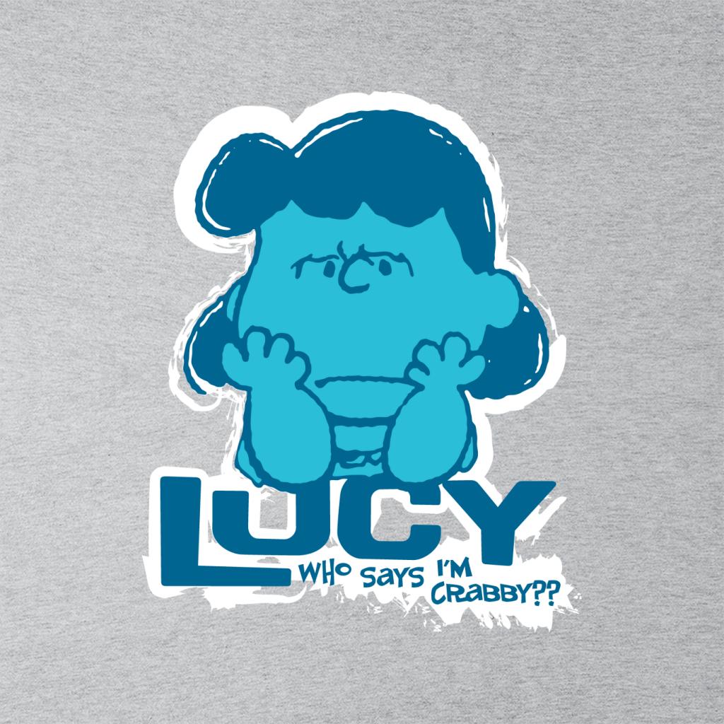 Peanuts Lucy Van Pelt Who Says Im Crabby Women's Hooded Sweatshirt-ALL + EVERY