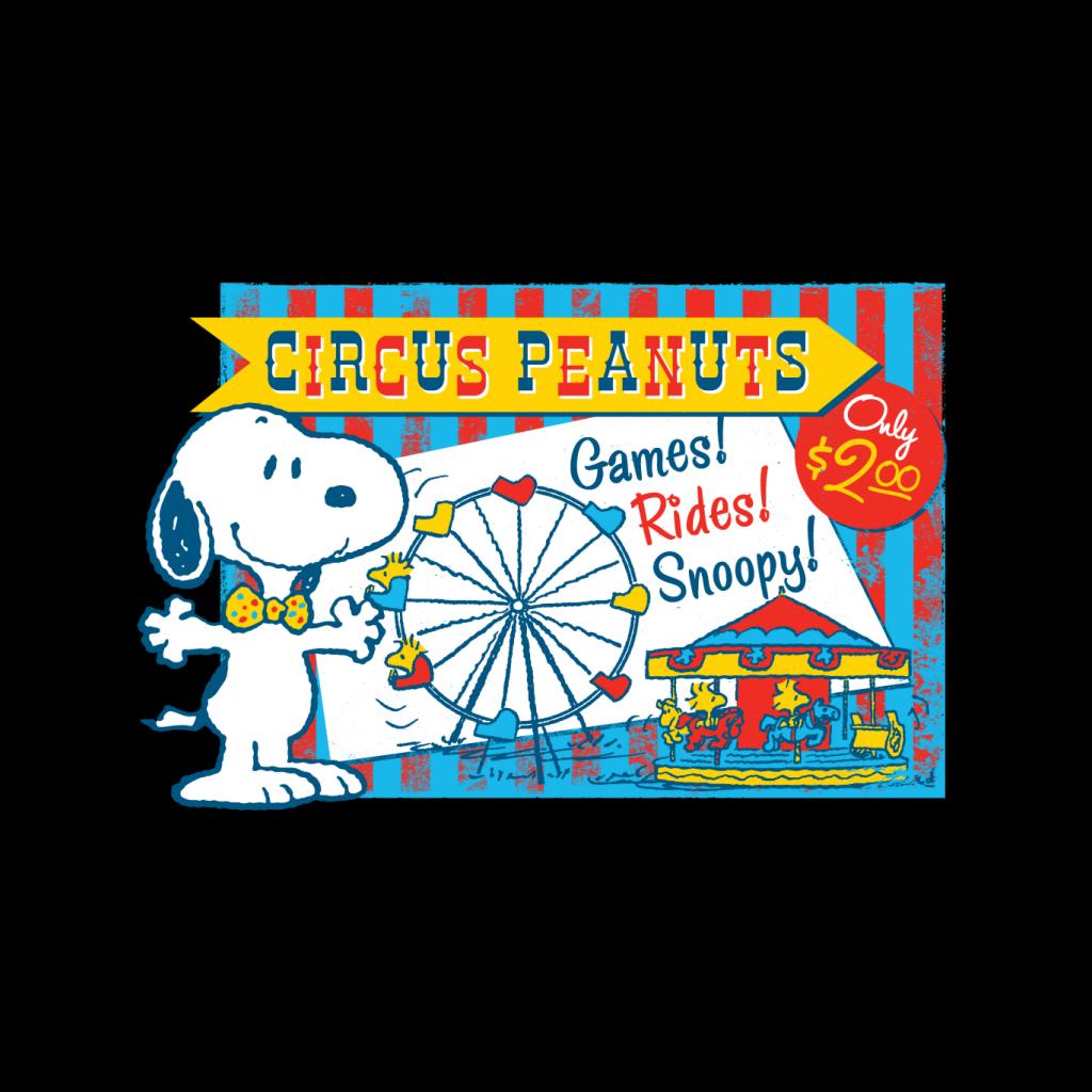 Peanuts Snoopy Circus Games And Rides Women's T-Shirt-ALL + EVERY