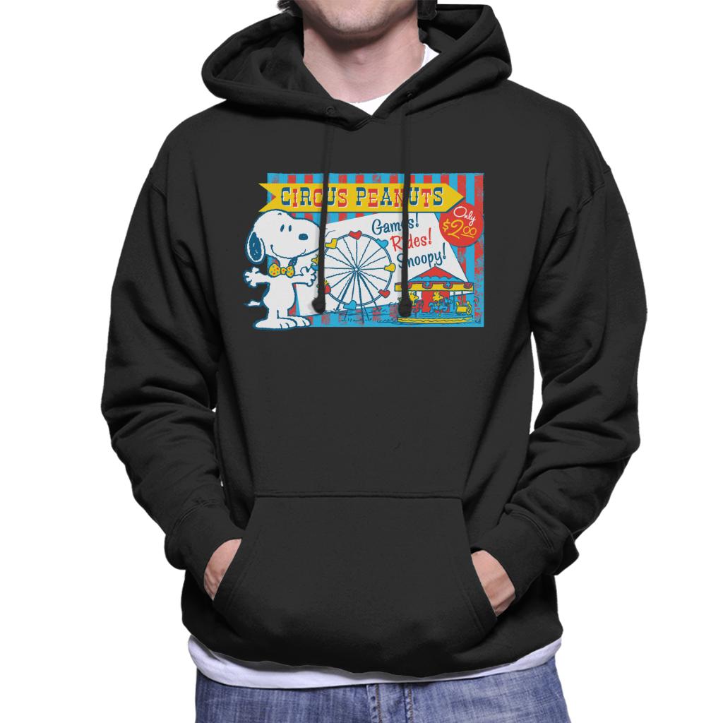 Peanuts Snoopy Circus Games And Rides Men's Hooded Sweatshirt-ALL + EVERY