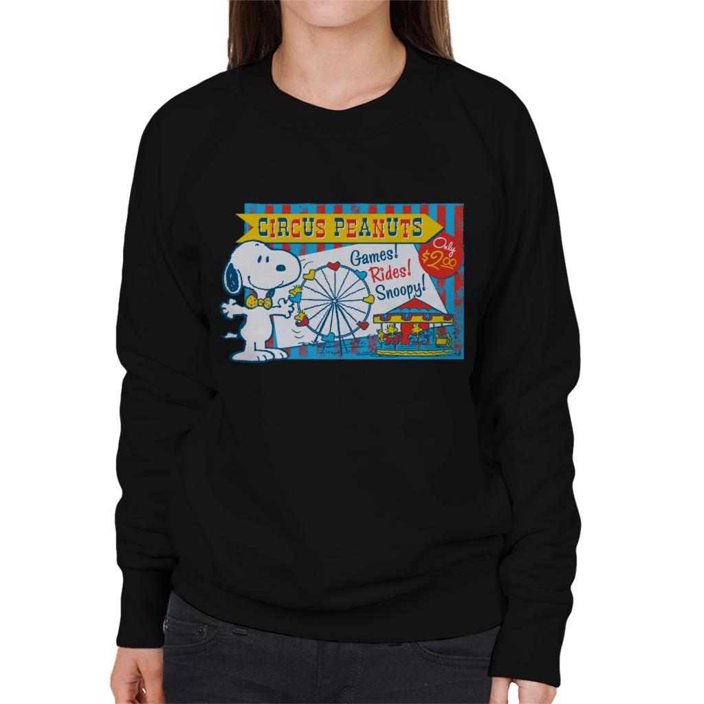 Peanuts Snoopy Circus Games And Rides Women's Sweatshirt-ALL + EVERY