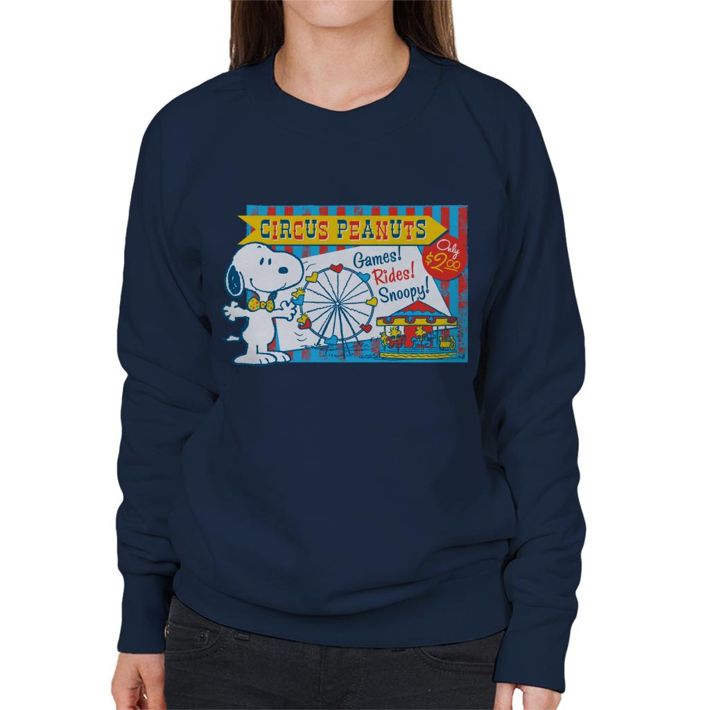 Peanuts Snoopy Circus Games And Rides Women's Sweatshirt-ALL + EVERY